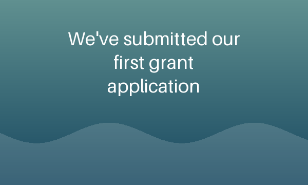 We've submitted our first grant application